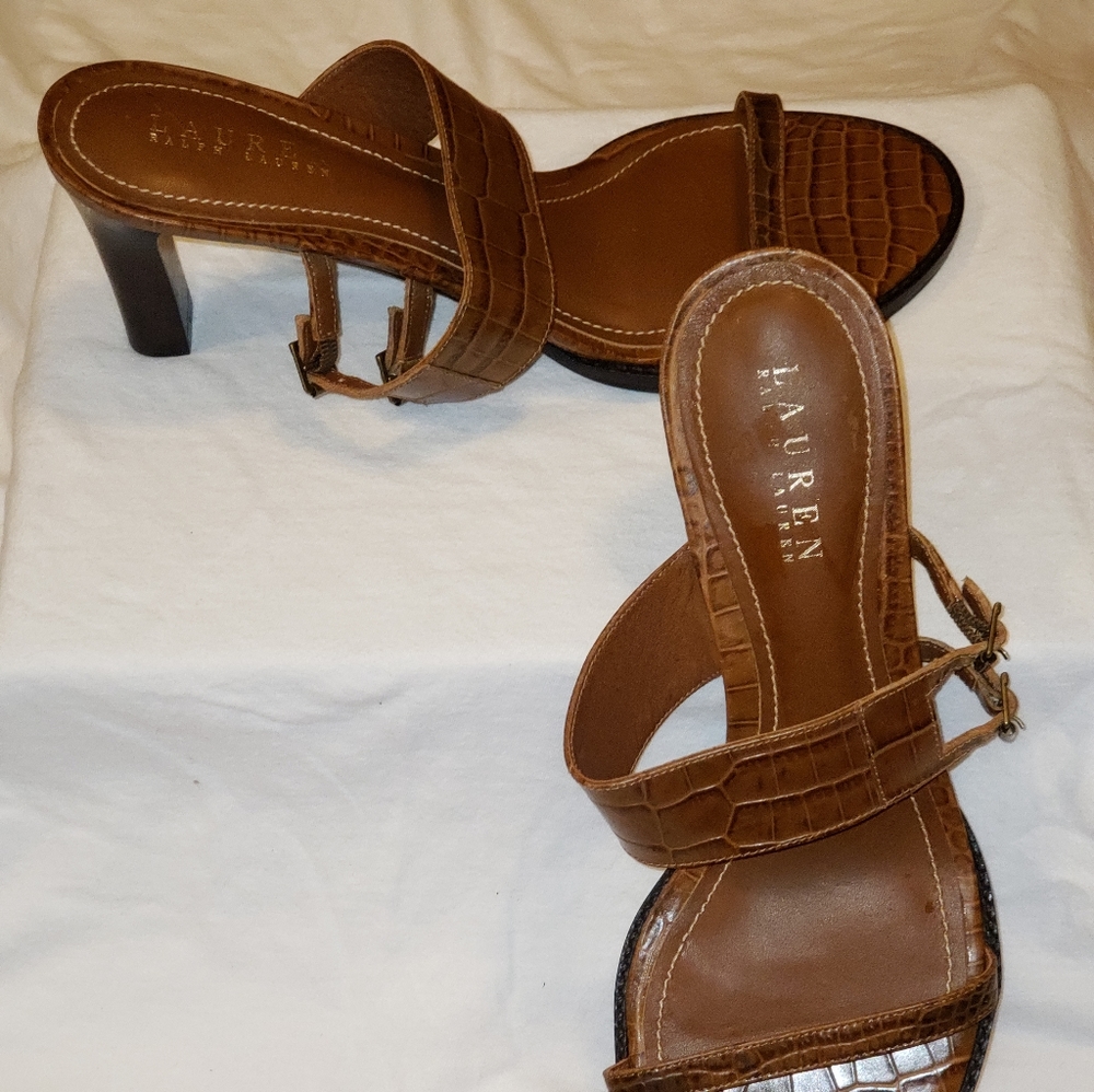 Brown Ralph Lauren sandals